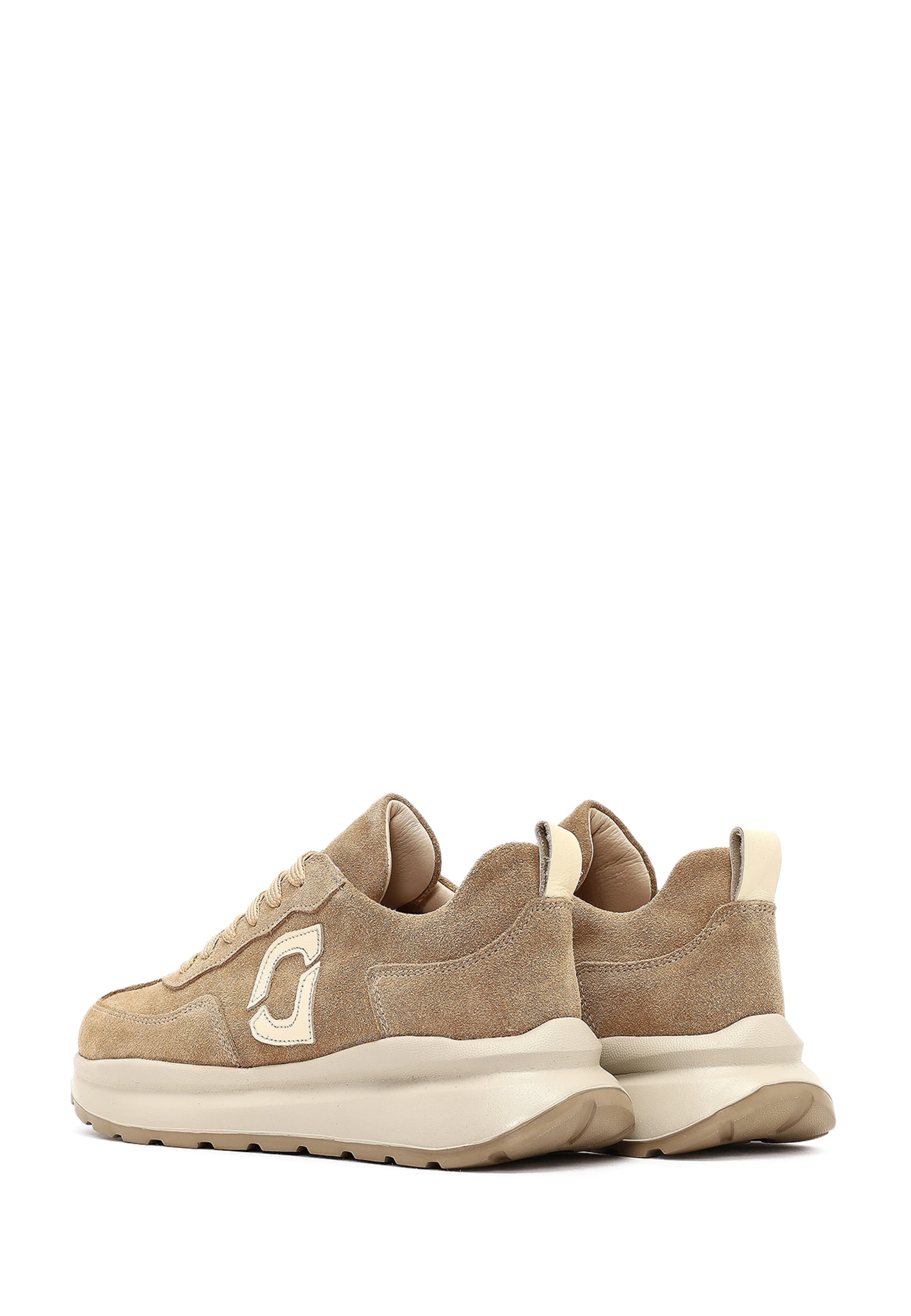 Derimod Platform trainers in Beige