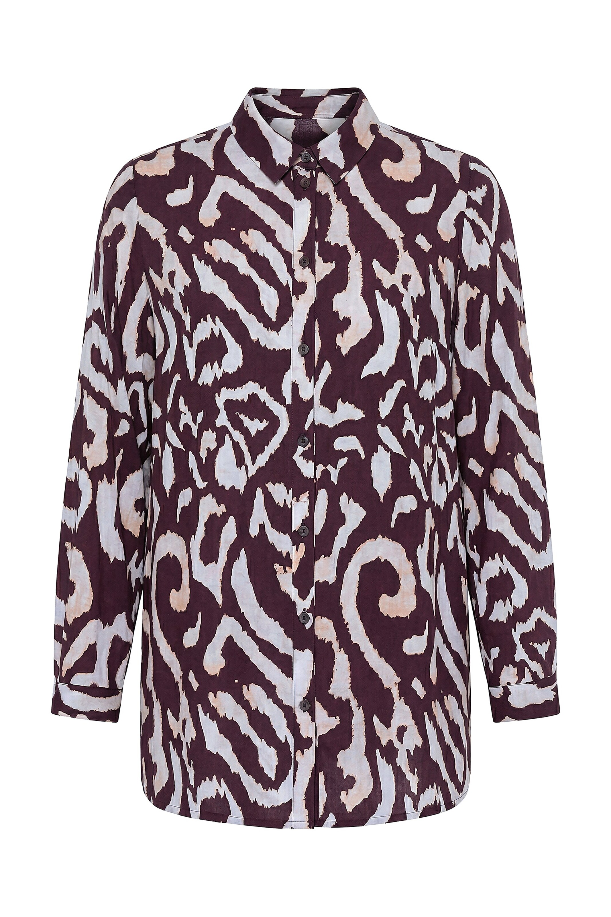 Studio Untold Blouse in Bruin: voorkant