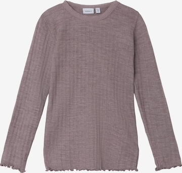 T-Shirt NAME IT en violet : devant