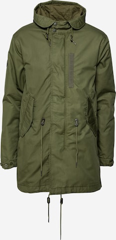 Superdry Between-Seasons Parka 'New Military' in Green: front