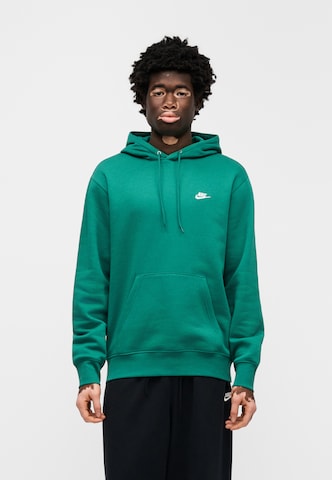 Nike Sportswear Collegepaita 'CLUB' värissä vihreä: etupuoli