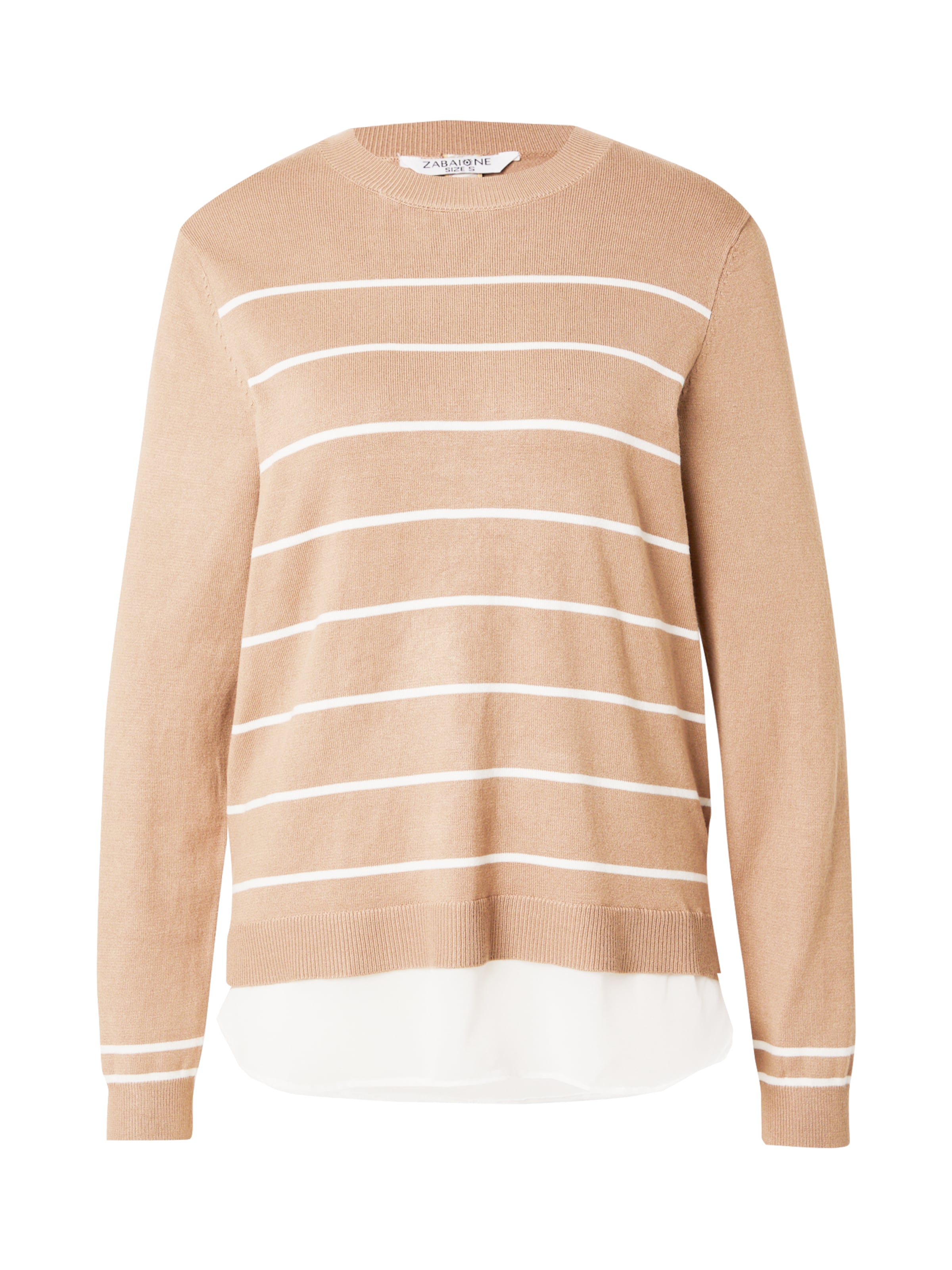 ZABAIONE Свитер 'Te44ss' в Коричневый: спереди