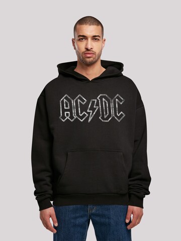 Sweat-shirt 'ACDC ' F4NT4STIC en noir : devant