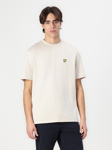 T-Shirt Lyle & Scott en beige : devant