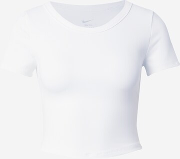 NIKE Functioneel shirt 'ONE' in Wit: voorkant