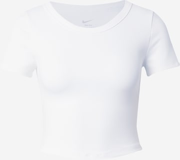 NIKE Funkcionalna majica 'ONE' | bela barva: sprednja stran