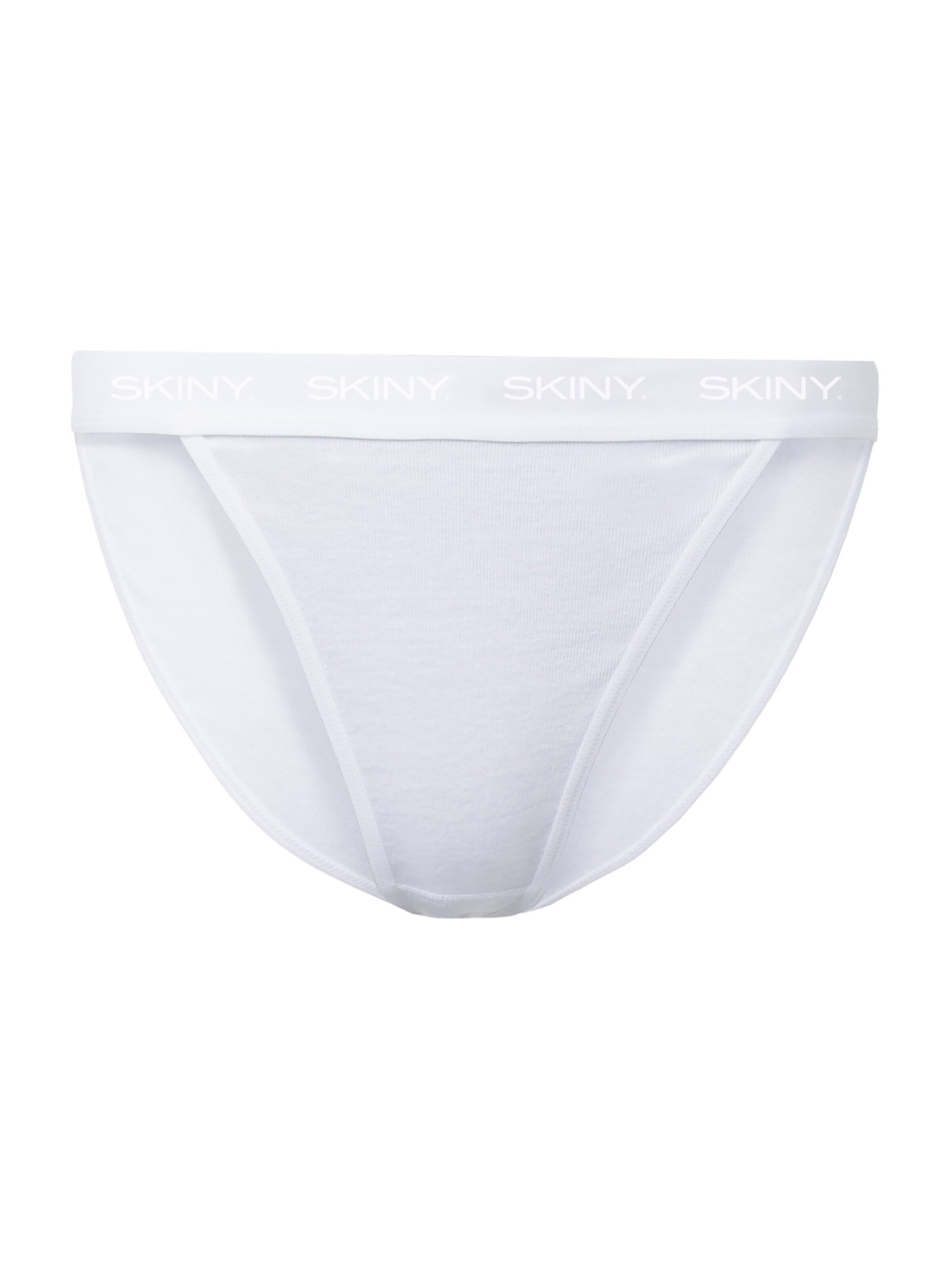 Skiny Slip in White: front