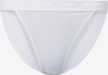 Slip Skiny en blanc : devant