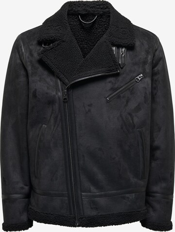 Only & Sons Between-Season Jacket 'Robyn' in Black: front