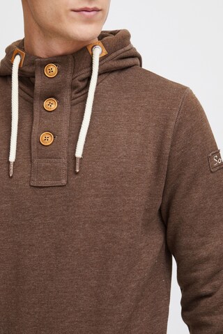 !Solid Hoodie 'TripStrip' in Braun