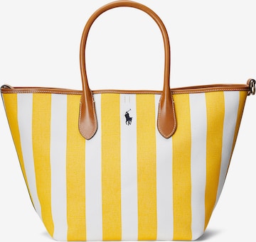 Shopper di Polo Ralph Lauren in giallo: frontale