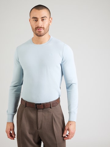 Karl Lagerfeld Sveter - Modrá: predná strana