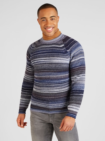 UNITED COLORS OF BENETTON Sweater in Blue: front