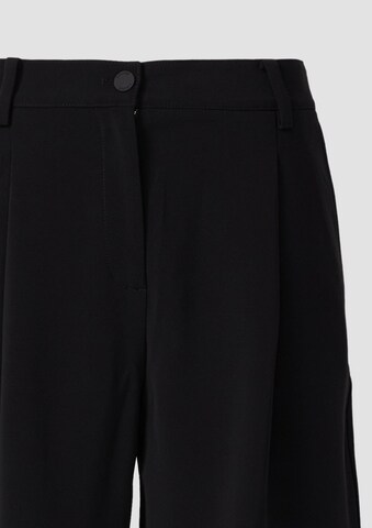 Effilé Pantalon à pince s.Oliver en noir