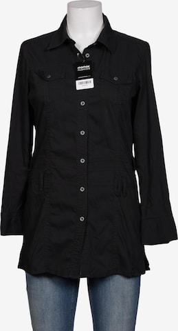 Cecilie Copenhagen Bluse M in Schwarz: Vorderseite