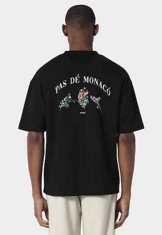 Pas De Monaco Shirt 'Pavot' in Black: front