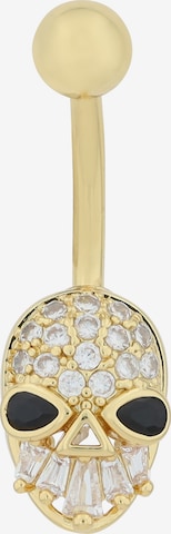 Akzent Piercings 'langlebig' in Gold: front