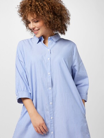 ONLY Carmakoma Blouse 'VIGGIS' in Blue