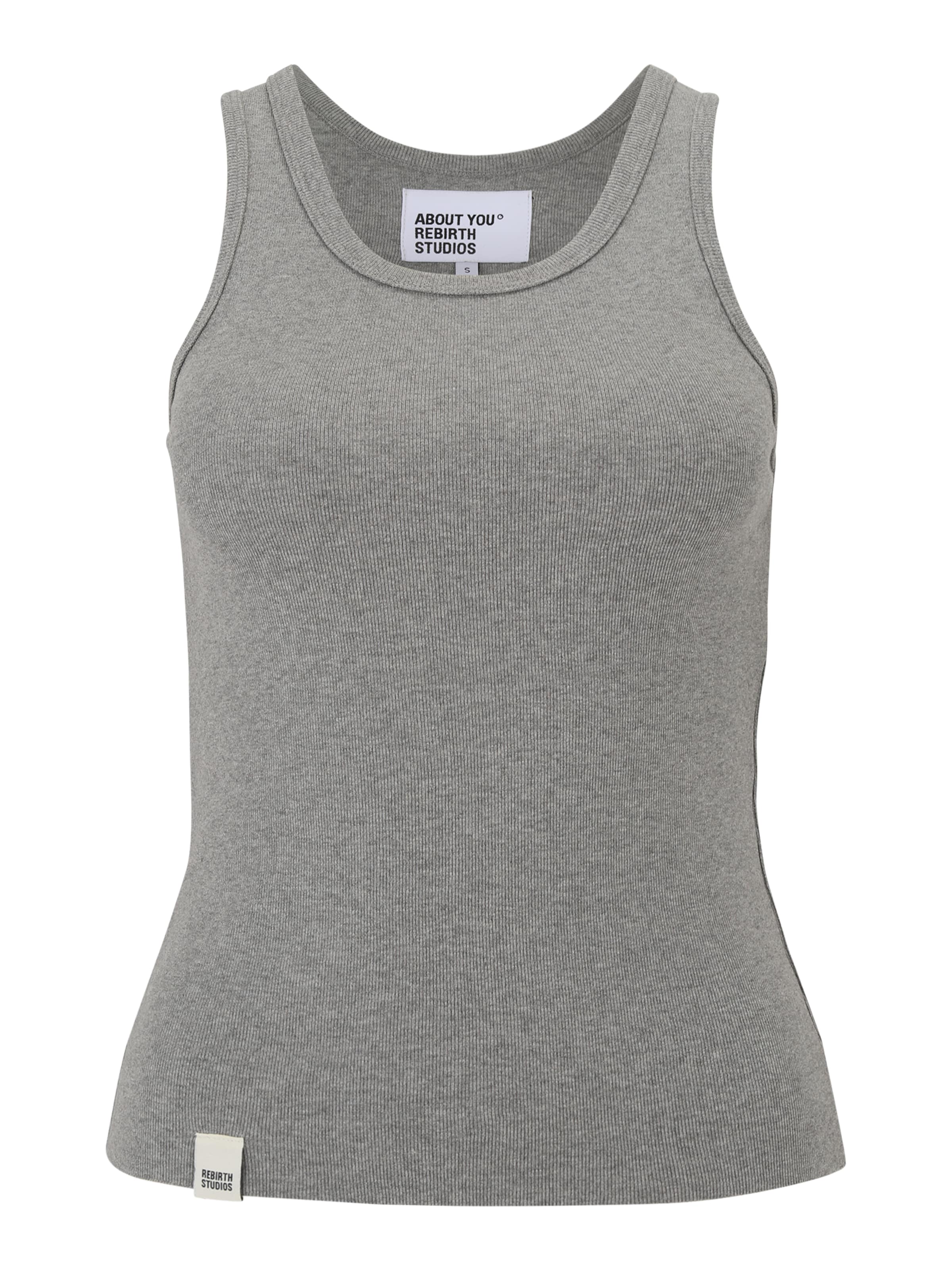 ABOUT YOU REBIRTH STUDIOS Top 'Essential' in Grey: front