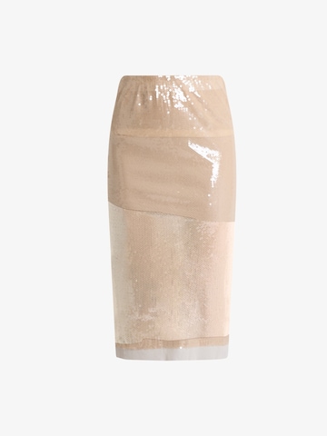 HAVE ONE Midi Röcke in Beige: Vorderseite
