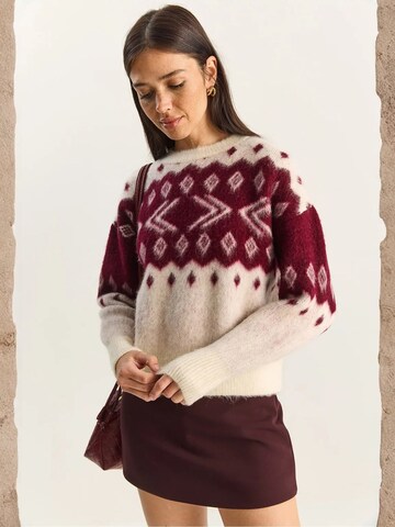 Pull-over 'Pullover' Bianco Lucci en rouge