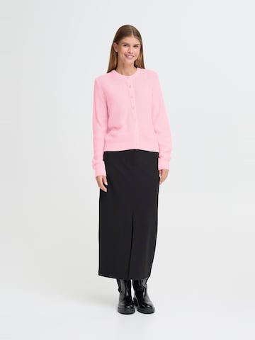 Oxmo Gebreid vest ' OXBMMOMA CARDIGAN ' in Roze