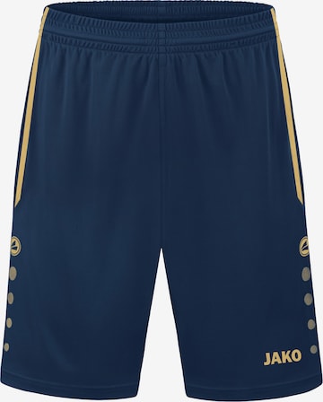 JAKO Regular Workout Pants in Blue: front