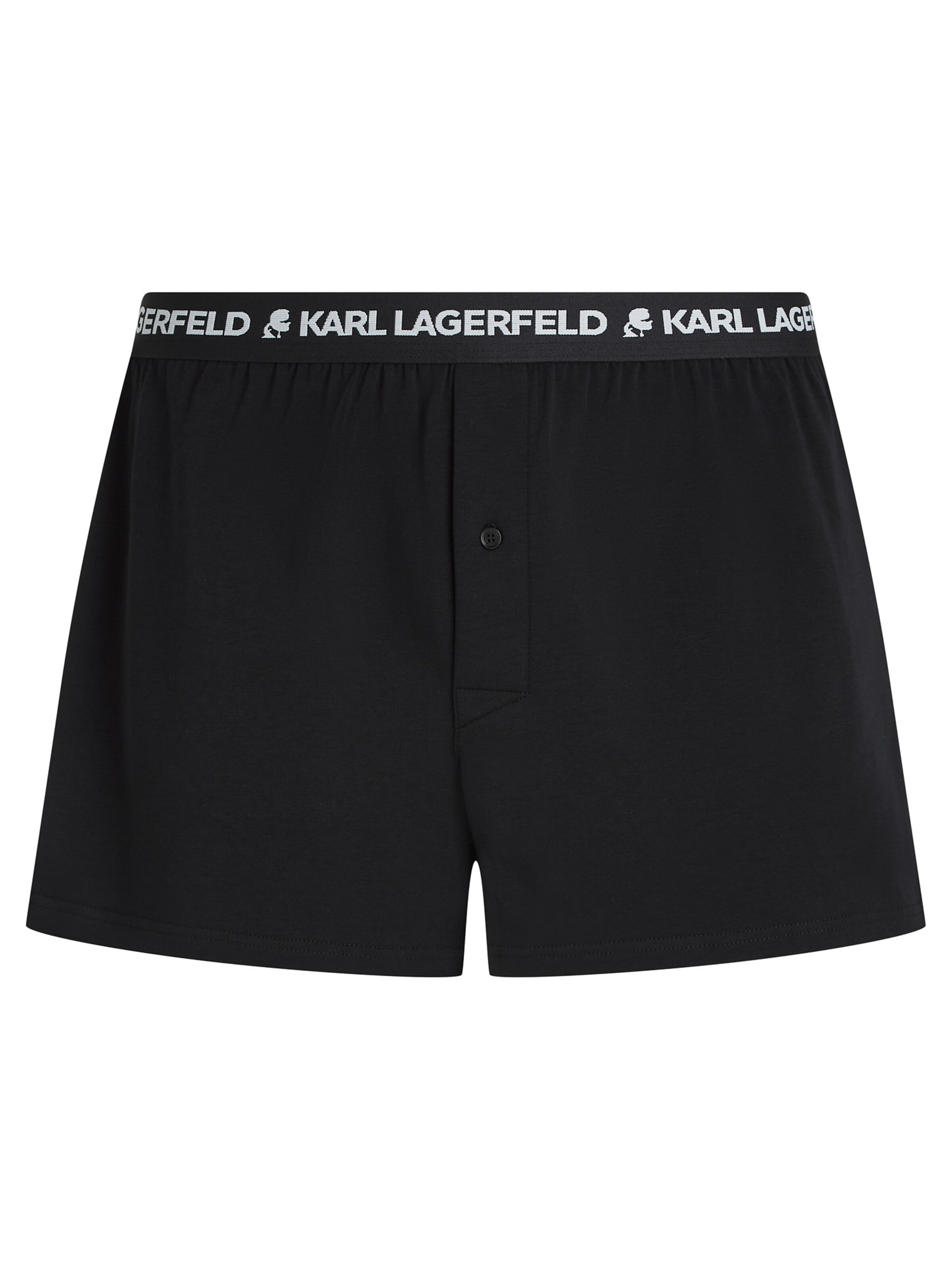 Karl Lagerfeld Boxeralsók - fekete: elől