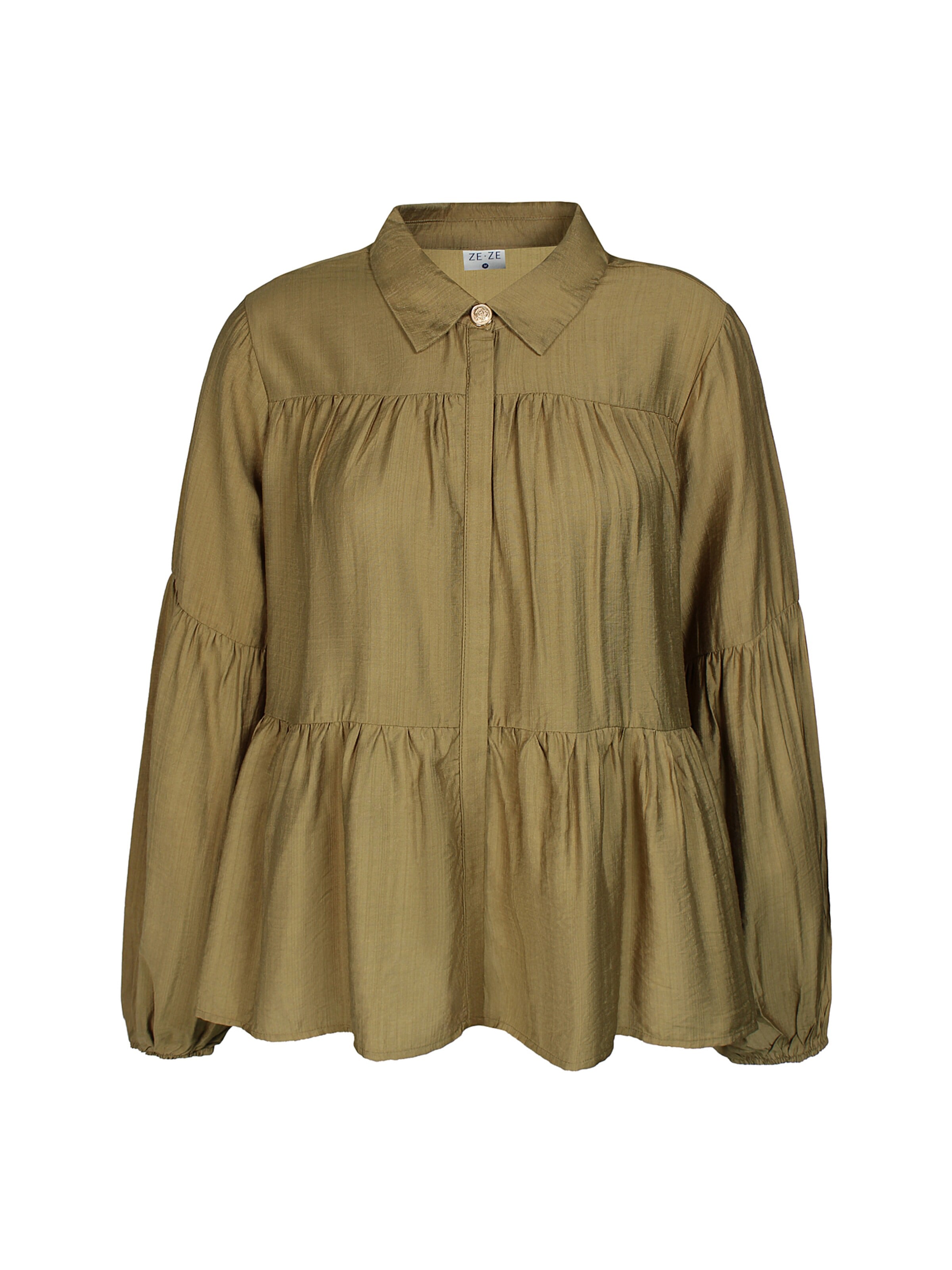 T-shirt 'Greta 223' ze-ze en vert : devant