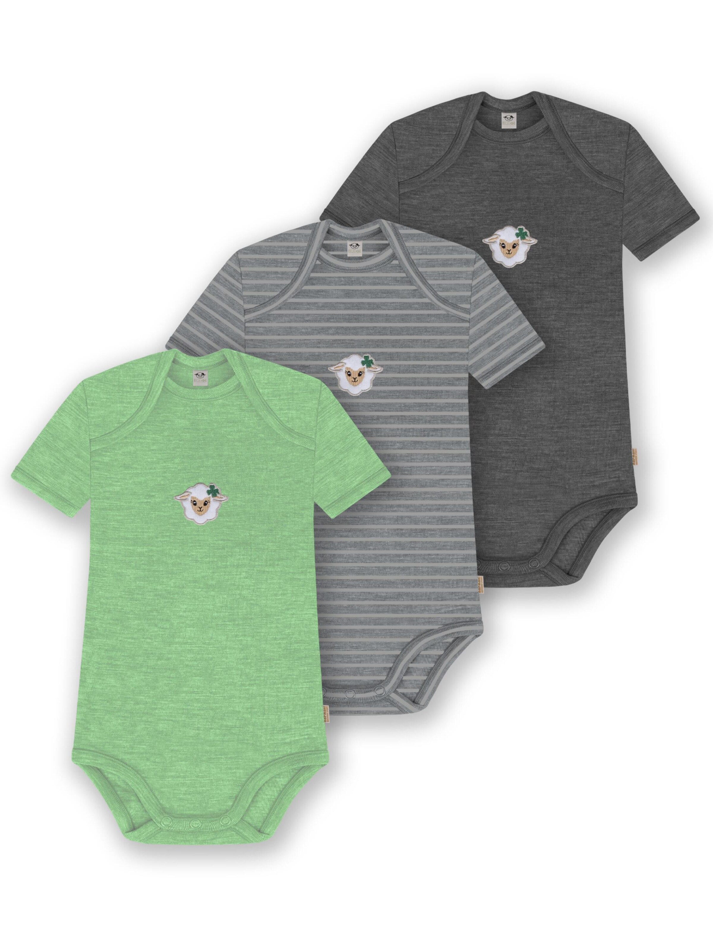 normani Romper/bodysuit 'Tauranga' in Grey: front