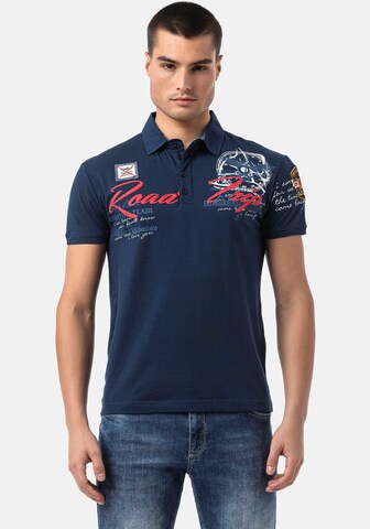 CIPO & BAXX Shirt in Blue: front