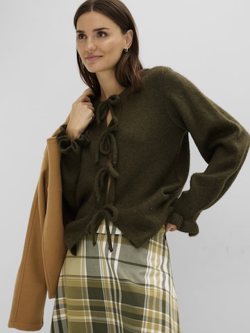 bonprix Gebreid vest in Groen