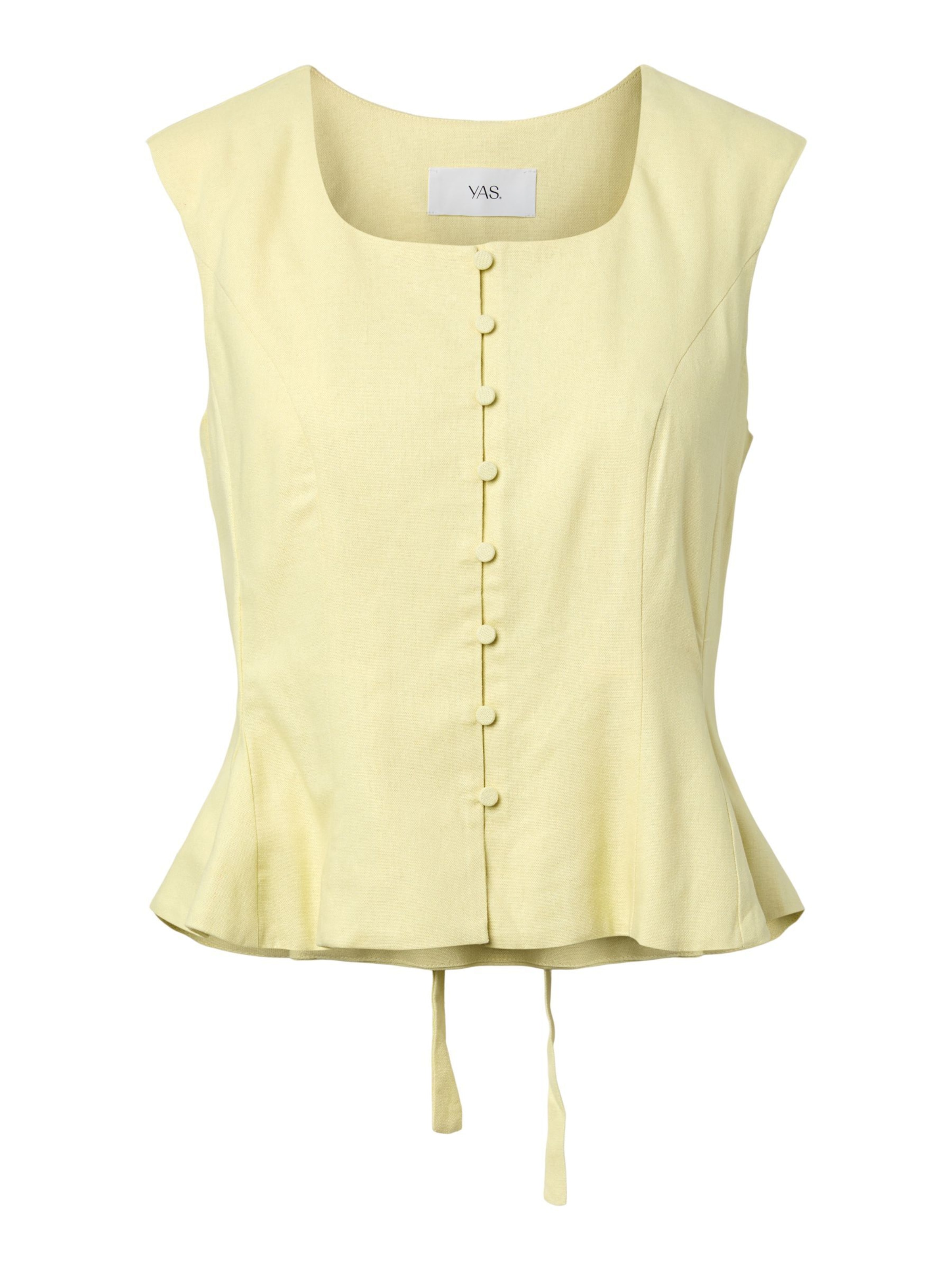 YAS - Blusa en amarillo: frente