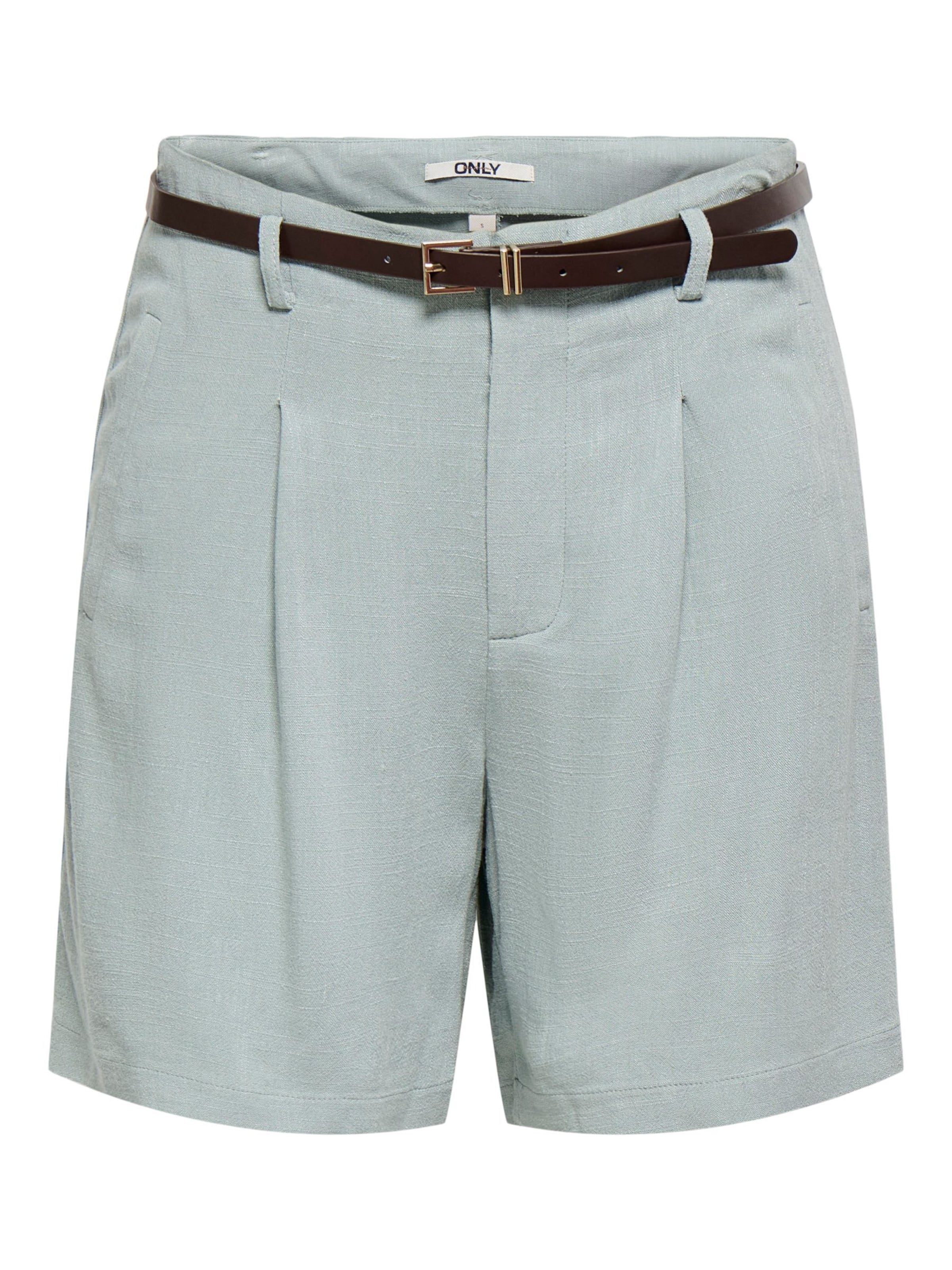 ONLY Bandplooibroek 'ONLSIESTA' in Groen: voorkant