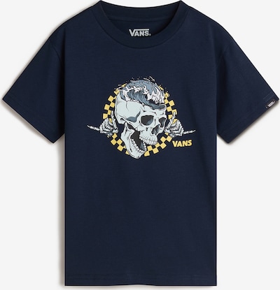 Marškinėliai 'Headwaves' iš VANS, spalva – mėlyna / tamsiai mėlyna / geltona / balta, Prekių apžvalga
