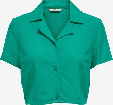 ONLY - Blusa 'Caro' en verde: frente