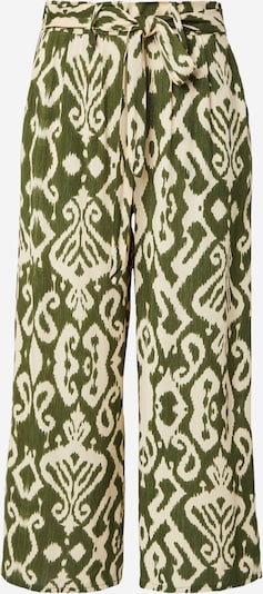 Klostuotos kelnės 'Ci44ra' iš Hailys, spalva – kremo / rusvai žalia, Prekių apžvalga