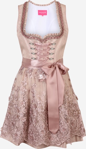 Krüger Madl Dirndl in Pink: front