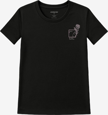 UNIQVIBE Shirt in Black: front