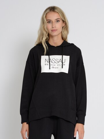 NASSAU Beach Club Sweatshirt in Schwarz: Vorderseite