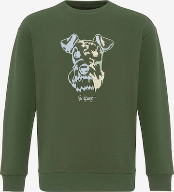 Sweat-shirt Williot en vert : devant