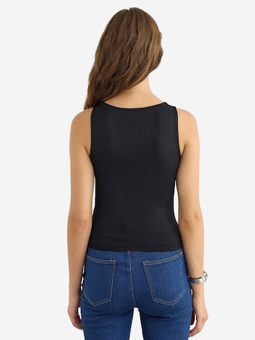Hiccup Top in Schwarz