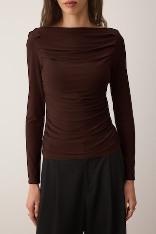 Trendyol Shirt in Brown