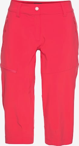 Schöffel Regular Outdoor Pants 'Caracas 2' in Red: front