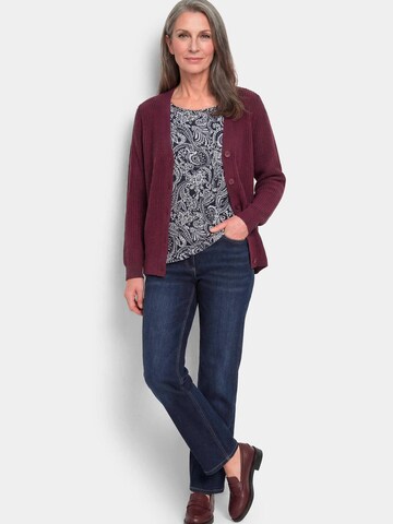 Goldner Knit cardigan in Purple