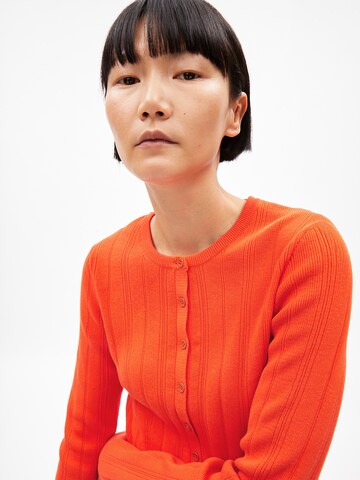 ARMEDANGELS Knit cardigan in Orange