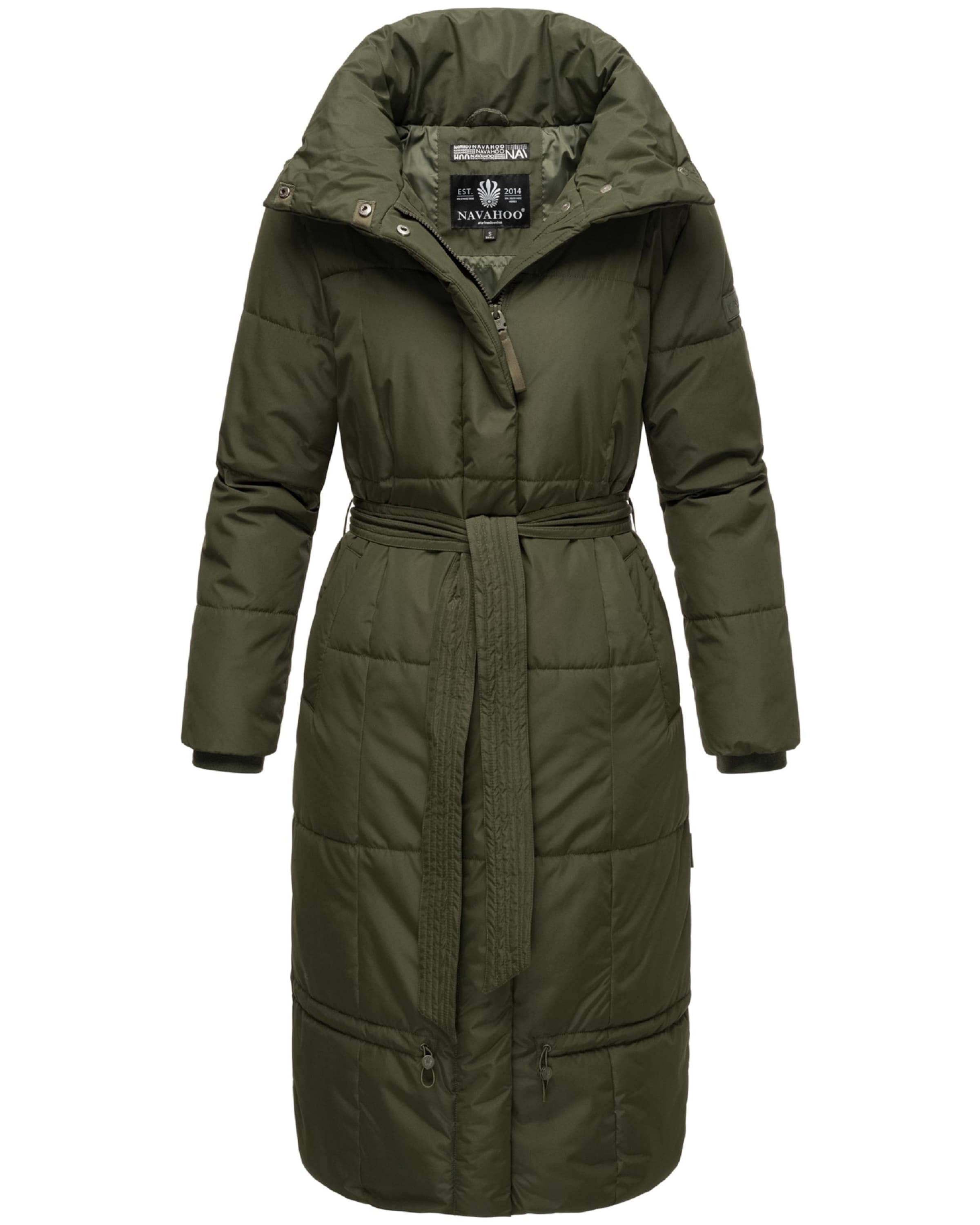 Cappotto invernale 'Mirenaa' di NAVAHOO in verde: frontale