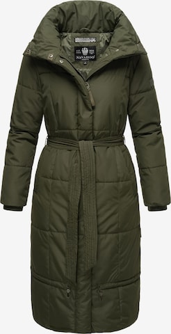 NAVAHOO Zimný kabát 'Mirenaa' - Zelená: predná strana