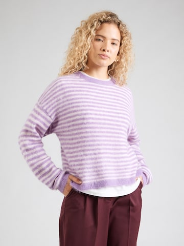 AMERICAN VINTAGE Neulepaita värissä lila: etupuoli