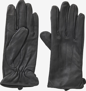 PIECES Full Finger Gloves 'Nellie' in Black